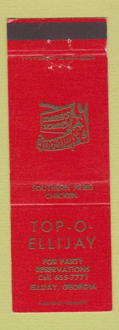 Matchbook Cover - Top O Ellijay Restaurant Ellijay GA