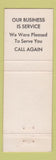 Matchbook Cover - Top O Ellijay Restaurant Ellijay GA