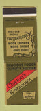 Matchbook Cover - Clayton's Restaurant Dellwood TX