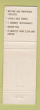 Matchbook Cover - Sawmill Creek Resort Hotel Huron OH