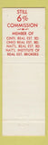 Matchbook Cover - Berning Real Estate Cincinnati OH