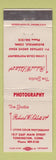 Matchbook Cover - The Studio Richard Schlott Torrington CT