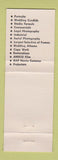 Matchbook Cover - The Studio Richard Schlott Torrington CT