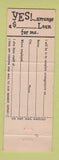 Matchbook Cover - Thrift Plan Loans Ambridge PA