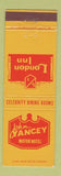Matchbook Cover - John Yancey Motor Hotel London Inn Nags Head NC