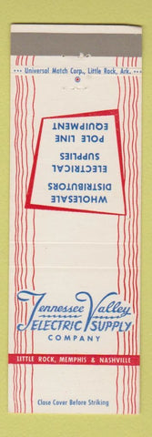 Matchbook Cover - Tennessee Valley Electric Little Rock AR Memphis Nashville TN