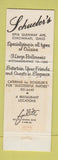 Matchbook Cover - Schueler's Restaurant Cincinnati OH