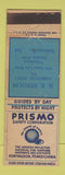 Matchbook Cover - Prismo Safety Corp Huntingdon PA HR Strolin Indianapolis IN