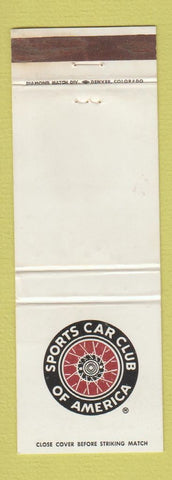 Matchbook Cover - Sports Car Club of America