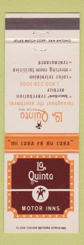 Matchbook Cover - La Quinta Motor Inns CHAIN