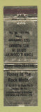 Matchbook Cover - Honey in the Rock Motel Beckley WV WORN