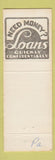 Matchbook Cover - Preis Finance Harrisburg Lemoyne Hershey Carlisle PA WORN