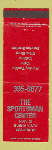 Matchbook Cover - Sportsman Center Buena Vista Colorado