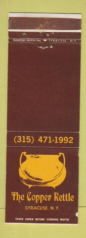 Matchbook Cover - The Copper Kettle Syracuse NY
