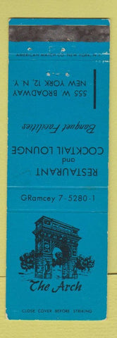 Matchbook Cover - The Arch Restaurant New York City WEAR
