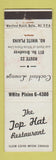 Matchbook Cover - Top Hat Restaurant North White Plains NY WEAR