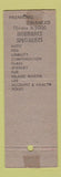 Matchbook Cover - Arthur Rosenberg Insurance Brooklyn NY