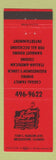 Matchbook Cover - Mama Luigis Restaurant Bridgeview IL