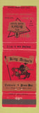 Matchbook Cover - King Arthur's Steak House Long Beach CA