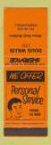 Matchbook Cover - Doug Willis Motor Body Builders Invercargill New Zealand
