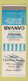 Matchbook Cover - Myers' Upholster Awning Tyrone PA
