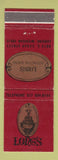 Matchbook Cover - Long's Restaurant Lansing MI