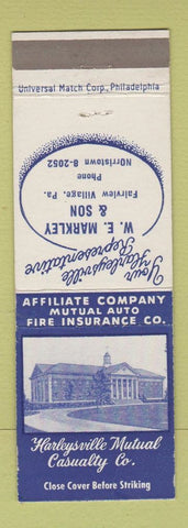 Matchbook Cover - Harleysville Mutual Insurance Fairview Village PA