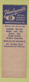Matchbook Cover - Harleysville Mutual Insurance Fairview Village PA