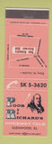 Matchbook Cover - Poor Richard's Gourmet Club Glenwood IL