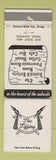 Matchbook Cover - The Tiffany Restaurant Niles IL