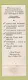 Matchbook Cover - Motor Hotel Lafayette Marietta OH