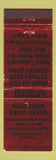 Matchbook Cover - Black Brook Valley Estates Mantua OH