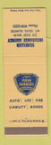 Matchbook Cover - Scheller Insurance Agency Mount Olive IL MISPRINT