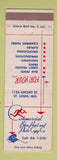 Matchbook Cover - Commercial Blue Print Photo Copy St Louis MO