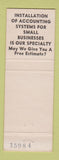 Matchbook Cover - D&C Tax Bookkeeping Service Medina OH