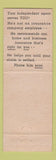 Matchbook Cover - AT Matthews & Son Insurance Watertown NY