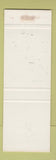 Matchbook Cover - De Vries Real Estate Monaca PA WEAR