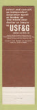 Matchbook Cover - USF&G Insurance Lawrence County