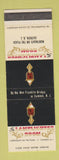 Matchbook Cover - Lamplighter Room Camden NJ