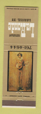 Matchbook Cover - LaRonde Carrousel Inn Cincinnati OH