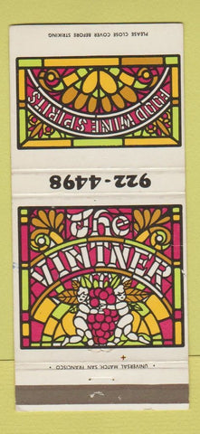Matchbook Cover - The Vintner Restaurant 30 Strike