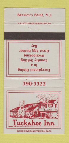 Matchbook Cover - Tuckahoe Inn Beesley's Point NJ 30 Strike