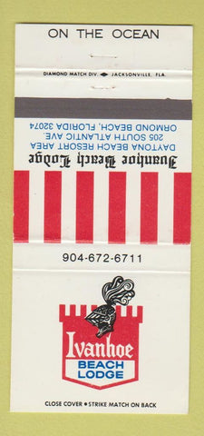 Matchbook Cover - Ivanhoe Beach Lodge Ormond Beach FL 30 Strike