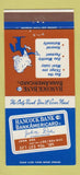 Matchbook Cover - Hancock Bank 30 Strike