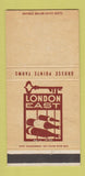 Matchbook Cover - Grosse Pointe Farms MI London East WEAR 30 Strike