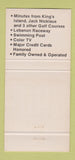 Matchbook Cover - Houston Motel Mason OH 30 Strike