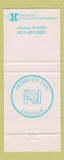 Matchbook Cover - Cranston RI Hilton Inn Providence 30 Strike