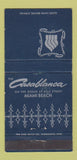 Matchbook Cover - Casablanca Miami Beach FL hotel 30 Strike