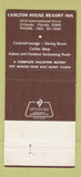 Matchbook Cover - Carlton House Resort Inn Orlando FL 30 Strike