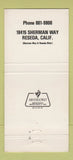 Matchbook Cover - Chuck Landis' Country Club Reseda CA 30 Strike